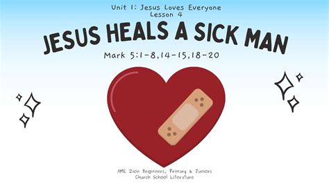 Mam Unit Lesson Jesus Heals A Sick Man Youtube