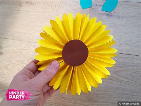 Sonnenblume Basteln Mit Kindern Vorlage Zum Ausdrucken Artofit