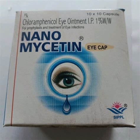 Cream Nano Mycetin Chloramphenicol Eye Ointment For Hospital Packaging Type Box At ₹ 45 Box