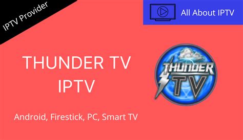 Thunder TV IPTV: Review & Installation Guide to Stream 400 Live TV Channels and 6,000 VODs for ...