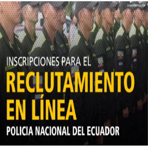 Inscripciones para el reclutamiento en línea Policía Nacional 2024 brenp