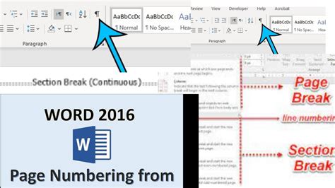 How To Remove Section Break In Word Document Youtube