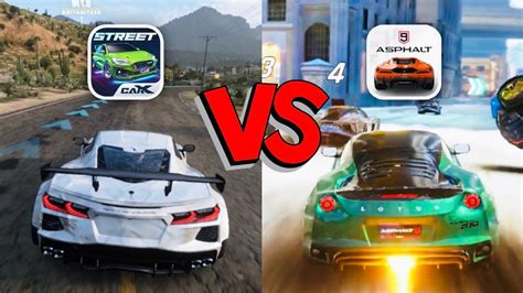 Carx Street Vs Asphalt Legends Comparsion Youtube