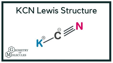 KCN Lewis Structure Potassium Cyanide YouTube