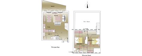 Plan Duplex T3 De 68 05 M² Neuf à Saint Tropez Résidence « Demeure D