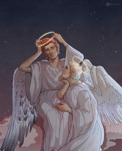 Благие знамения Good omens Good omens book Cute gay Angels and demons
