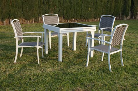 Mesa Aluminio Prescott De Hevea Terraza Jard N Aluminio Compra Online