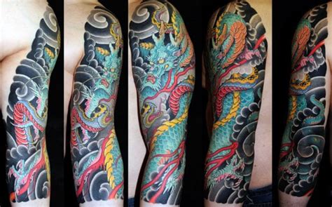 47 Cool Japanese Cloud Tattoo Designs For Men