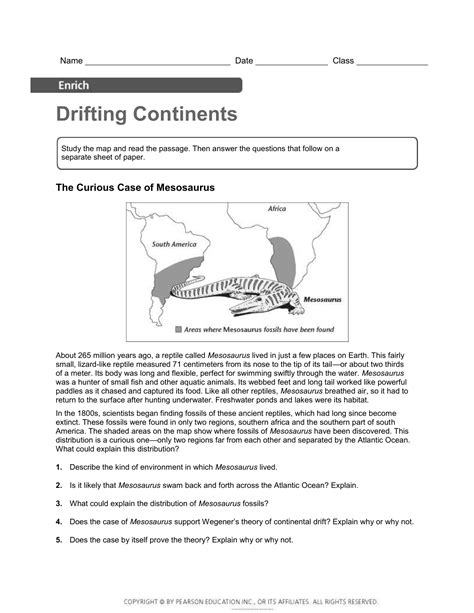 Plate Tectonics Gizmo Answer Key