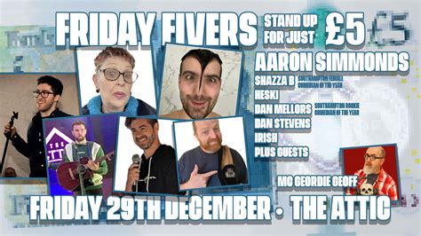 Southampton Stand Up Comedy Night With Ali Woods Southampton Comedy Club And Live Music Venue