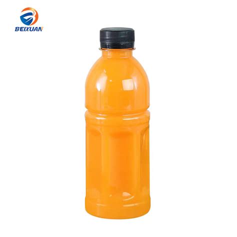 Ml Hot Fill Pet Bottle Round Plastic Bottle With Antitheft Screw Cap For Juice Drinking
