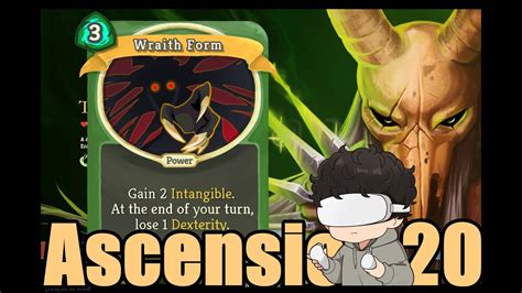 Wraith Form Ascension 20 Silent Run Slay The Spire YouTube