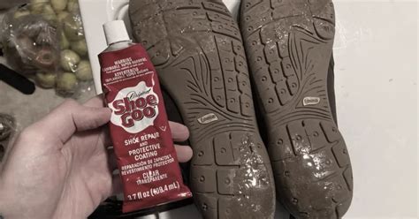 How To Use Shoe Goo On Leather Boots Repair Heels Sticky Aide