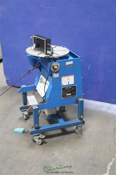 For Sale 660 Lbs Used Koike Aronson Benchtop Welding Positioner Mdl