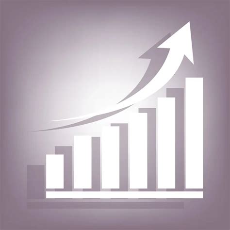 Vector Growing Graph Icon Stock Vector Realvector