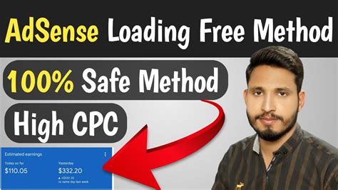 Adsense Loading Method Safe Method Earn Per Day