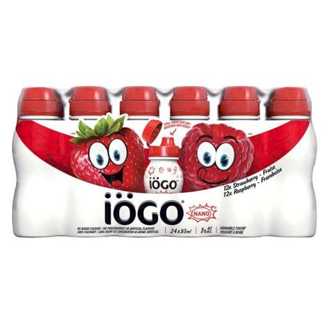 IOGO Nano Yogourt à Boire 24 x 93 ml Deliver Grocery Online DG