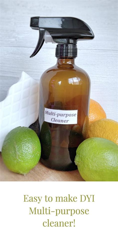 Easy Diy Multipurpose Cleaner Natural Ingredients