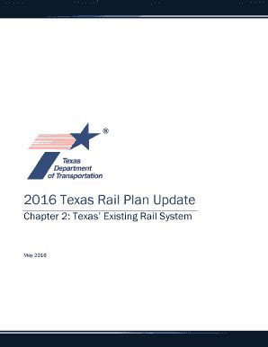 Fillable Online Ftp Txdot Chapter 2 Texas Existing Rail System Fax