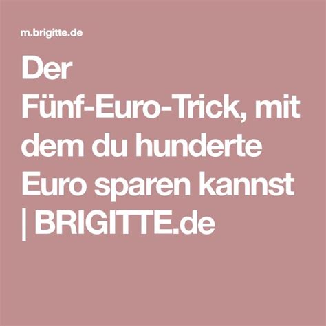 Kennst Du Den Euro Trick Mit Dem Genialen Spar Hack Hast Du Schnell