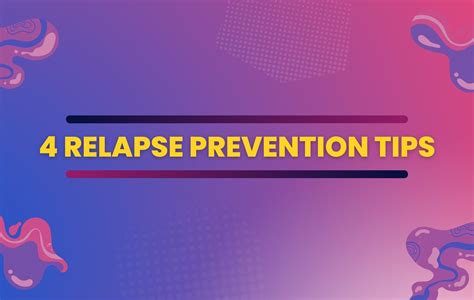 4 Relapse Prevention Tips — Fresh Coast Alliance