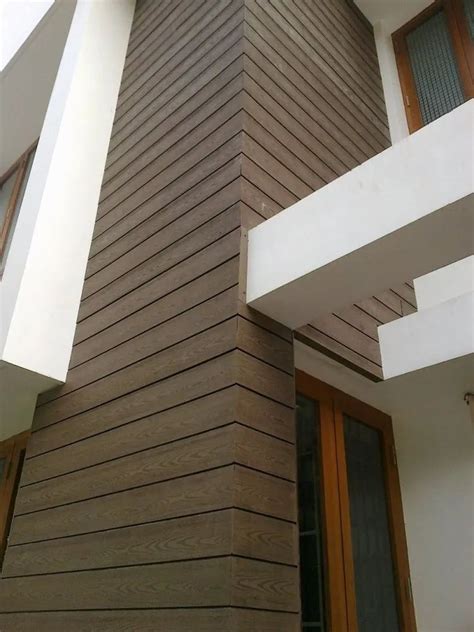 Wpc Wall Cladding At Rs 360square Feet Exterior Wall Cladding In