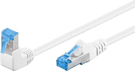 Kabel LAN Patchcord CAT 6A S FTP 1x90 biały 0 25m Opinie i ceny na