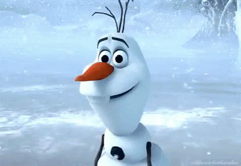 The popular Olaf GIFs everyone's sharing