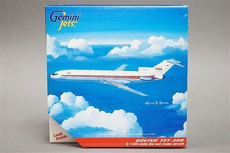 Gemini Jets ジェミニジェッツ 1 400 TWA トランスワールド航空 BOEING 727 200 N64323