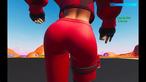 Fortnite Thicc Ruby Skin Performs Party Hips 🍑🥵 Thicc Queen