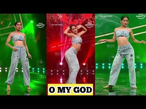 Hip Hop India Stage Performance By Vartika Jha Nora Fatehi Remo D