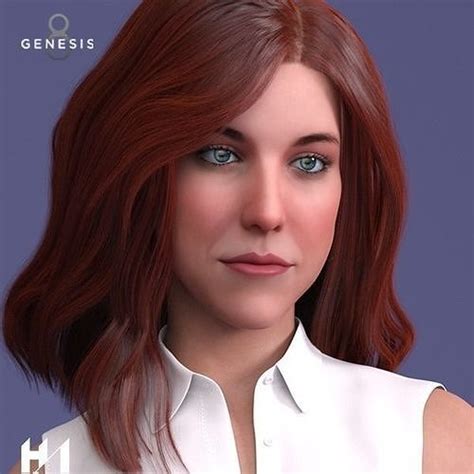 Claire For Genesis 8 And8 1 Female 3d Model Rigged Cgtrader