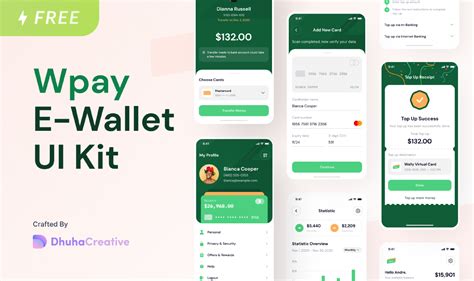 E Wallet Digital Wallet Finance Banking Figma UI Kit Figma