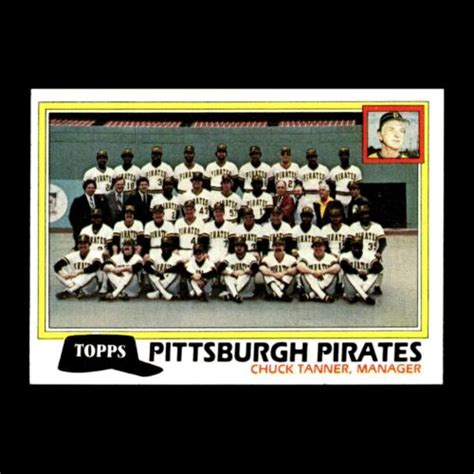 Pittsburgh Pirates Chuck Tanner Topps Ebay