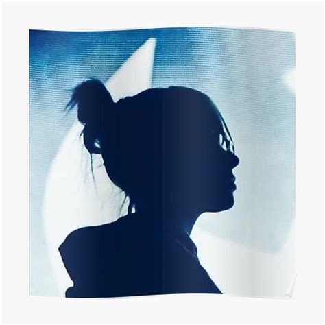 "silhouette and blue moon" Poster for Sale by hslcesystore | Redbubble