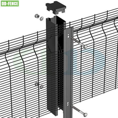 Chinese Supplier Hot DIP Galvanized Welded Mesh Metal Fence For Airport Boundary Security