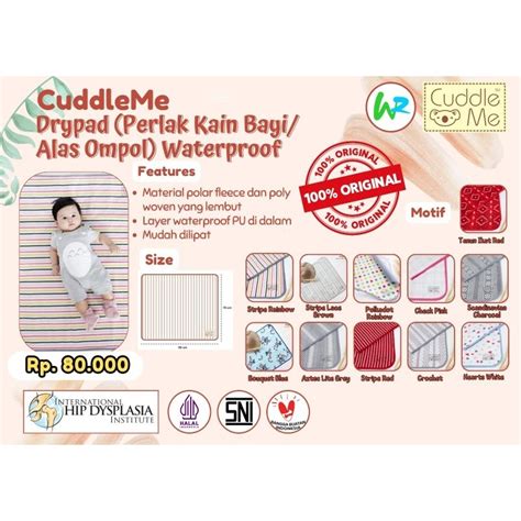 Jual Perlak Kain Bayi Alas Ompol Waterproof Drypad Alas Tidur Bayi