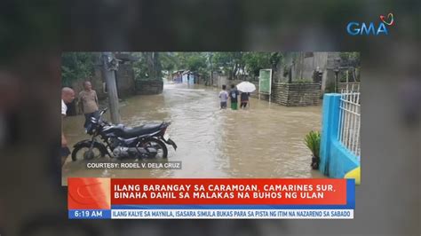 Ub Ilang Barangay Sa Caramoan Camarines Sur Binaha Dahil Sa Malakas