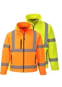 Personalised Hi Vis Softshell Jackets