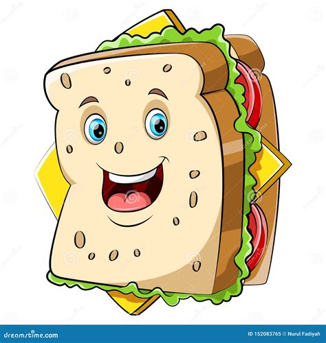 Cartoon Sandwich Clip Art