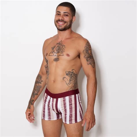 Cueca Boxer Romantic Estampada Lingerie BR Atacado Para
