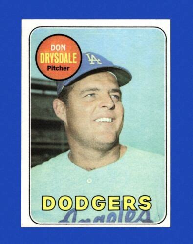 Topps Set Break Don Drysdale Ex Exmint Gmcards Ebay