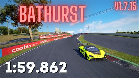 Assetto Corsa Competizione McLaren 720S GT3 Bathurst Hotlap FREE