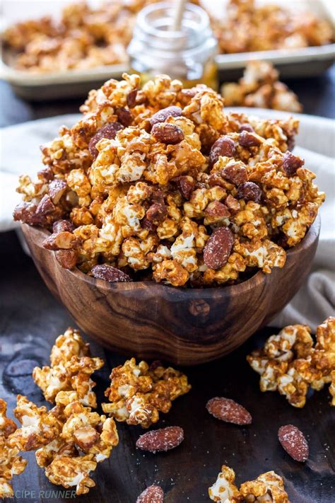 Honey Almond Caramel Corn - Recipe Runner