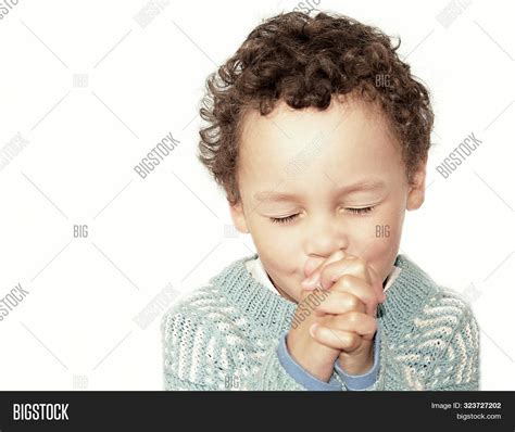 Boy Praying God Stock Image And Photo Free Trial Bigstock