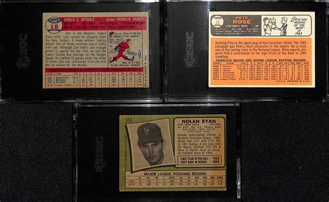 Lot Detail Graded Topps Baseball Cards Don Drysdale Rookie