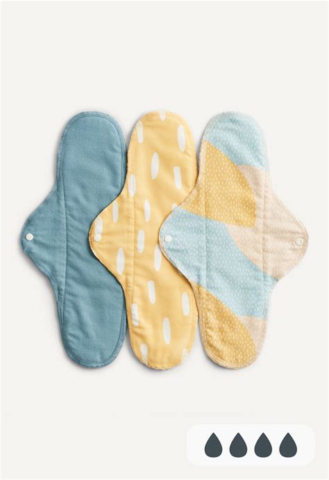 Reusable Sanitary Pads Night Blue Sprinkle Boob Design