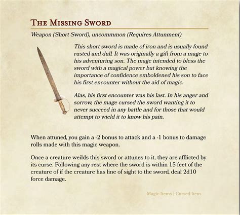 [OC] PCs do funny things sometimes...Cursed Sword story in comments : r/DnD