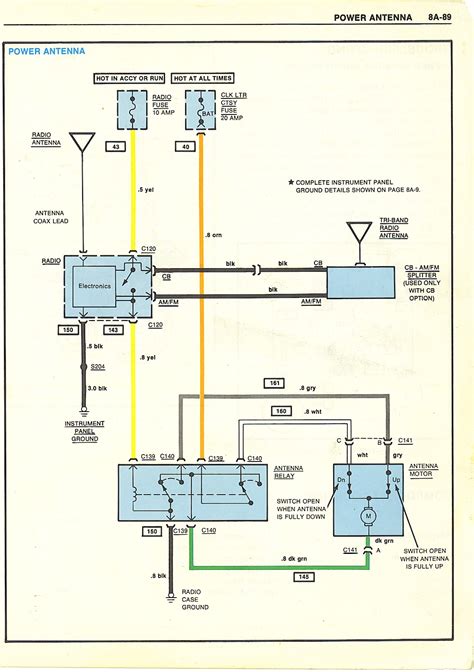 Corvette Power Antenna Wiring Diagram Bestme