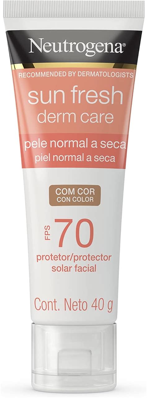 Protetor Solar Facial Para Pele Seca NEUTROGENA SUN FRESH Derm Care